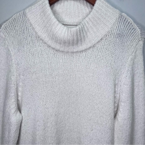Anthropologie Sleeping On Snow Embroidered Mockneck Pullover Sweater Size XL - Picture 3 of 16